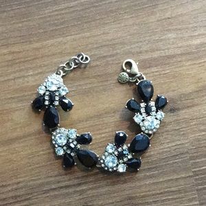 J Crew jewel and rhinestone bracelet